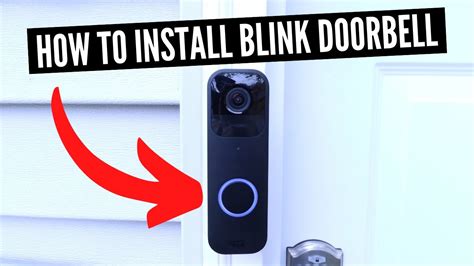 mount blink doorbell|how to secure blink doorbell.